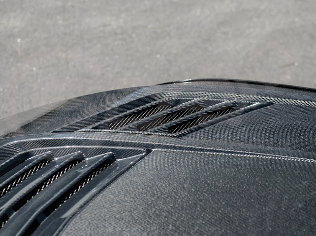 2024-UP FORD MUSTANG | SUPER SNAKE STYLE FRONT VENTED HOOD